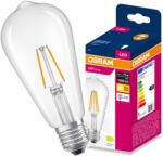 OSRAM LED izzó E27 7.5W = 75W 1055lm 2700K meleg fehér 300° Filament Edison VALUE Osram (4099854565847)