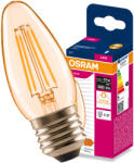 OSRAM LED izzó E27 gyertya B35 4.2W = 33W 380lm 2400K meleg fehér 300° Filament VALUE Osram (4099854569647)