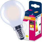 OSRAM LED izzó E14 gömb P45 1.8W = 25W 250lm 2700K meleg fehér 300° Filament VALUE Osram (4099854568060)