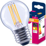 OSRAM LED izzó E27 gömb P45 3.4W = 40W 470lm 2700K meleg fehér 300° Filament VALUE Osram (4099854569500)