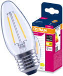 OSRAM LED izzó E27 gyertya B35 7.5W = 75W 1055lm 2700K 300° Filament VALUE Osram (4099854569906)