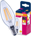 OSRAM LED izzó E14 gyertya B35 4.2W = 40W 470lm 2700K 300° Filament VALUE Osram (4099854567841)