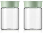 Buydeem CS1002 Szivárgásmentes Üveg Tároló Szett - 2 x 300 ml Fűszertartó és Ételtároló (G7782-6950386605648)