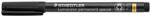 STAEDTLER Alkoholos marker, 0, 6 mm, STAEDTLER "Lumocolor® special 319 F", fekete (319 F-9)