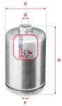 SOFIMA filtru combustibil SOFIMA S 1748 B (S 1748 B) - automobilus