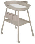 Lionelo Masuta de infasat, Lionelo, Rosie, Cu saltea de infasat inclusa si roti, Spatiu pentru depozitare, Reglabila pe inaltime, Sustine 11 kg, 65x78x100 cm, 0 luni+, Bej Saltea de infasat