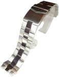 Arc Brățară Oțel Inoxidabil Bicolor pentru Swatch Irony Chrono - Finisaj Lucios/Mătuit - 19 mm - Închidere Sigură (5727)