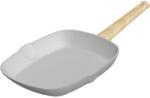 Magic home Tigaie grill, ceramica, patrata, cu ciocuri, 28 cm, MagicHome Harmony (8010160)