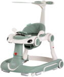 Chipolino Premergator Chipolino Happy Walker 5 in 1, pana la 12 kg, panou muzical, sezut ajustabil, maner parental, copertina, Verde (PRHW02502BA)