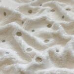 Sherpa SOFT EMBROIDERY Dots silver gold