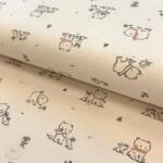  Jersey Forest animals digital print ORGANIC