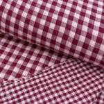 Dupla géz/muszlin YARN DYED Stripes and checks design F