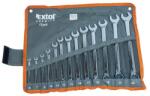 Extol csillag-villás kulcs klt. hosszított, CrV, elliptikus, polírozott, 13db, 6-22mm, vászon tartóban (8816047) - szerszamshop24