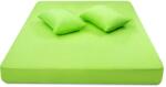 Brius Cearceaf Brius cu Elastic Jersey 160x200+ 2 Fete Perna 50x70, 50% poliester , 50% bumbac, Mint (BB5942632005259RIZ)