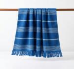 Brius Prosop Brius Plaja 100 170, 96% Bumbac, 4% poliester, de tip frotir, Super absorbante, Albastru cu dungi albi (BB5942632015395RIZ) Prosop