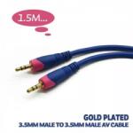 Cablu Jack 3.5 mm la 3.5 mm 1.5m conductor cupru stanat (14384)