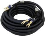 Vention Cablu banana mufa furca 10m x2 - placare aurit (BLBLL)