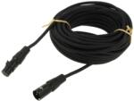 Goobay Cablu XLR-XLR 3 pini, 15 m, negru (80359)
