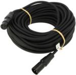 Goobay Cablu XLR tată/mamă 3pin, 20 m, negru (80360)