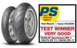 Dunlop 190/50ZR17 SportSmart MK4 (73W) TL hátsó motorgumi DOT 51/2025 (637887-25)
