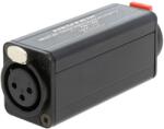 Neutrik Conector Adaptor Audio XLRF la Jack Mono 1/4 (NA2F-J-TX)