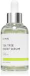 IUNIK Tea Tree Relief Serum ser facial calmant pentru piele sensibila predispusa la acnee 50 ml