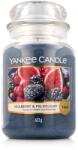 Yankee Candle Farm Fresh Peach Lumânări parfumate 623 g typ Mulberry & Fig Delight