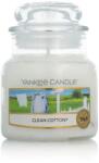 Yankee Candle Classic Small Jar Candles lumânare parfumată 104 g typ Clean Cotton