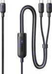 Baseus Cablu Baseus Flash 4 140W 2-in-1 Fast Charging USB-C, 1.5m, Negru (e0426x00) - cel