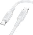 BOROFONE Cablu de date Borofone BX111, USB-C male - USB-C male, 1 m, White (6941991115110)