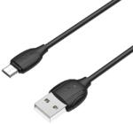 BOROFONE Cablu de date Borofone BX19, USB-A male - micro USB, 1 m, Black (6931474701770)