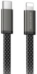 BOROFONE Cablu de date Borofone BX124, USB-A male - Lightning male, 1 m, Black (6941991127731)
