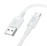 BOROFONE Cablu de date Borofone BX111, USB-A male - USB-C male, 1 m, White (6941991115097)