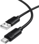 BOROFONE Cablu de date Borofone BX123, USB-A male - USB-C male, 1 m, Black (6941991124211)