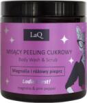 LaQ Gel de dus si peeling magnolie si piper roz, 220g, LaQ