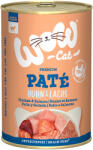  WOW Cat 6x400 g WOW Cat Adult csirke & lazac nedves macskaeledel
