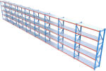 HD Regal FLEX300-W1805 Salgó polcrendszer KOMPLETT 18 m (300 x 60 cm / 5 polc)