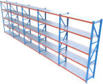 HD Regal FLEX300-W1005 Salgó polcrendszer KOMPLETT 10 m (300 x 60 cm / 5 polc)