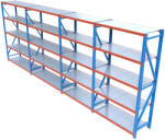 HD Regal FLEX300-X705 Salgó polcrendszer KOMPLETT 7 m (250 x 60 cm / 5 polc) - mkaudio