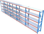 HD Regal FLEX300-X1005 Salgó polcrendszer KOMPLETT 10 m (250 x 60 cm / 5 polc) - mkaudio