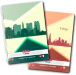 Herlitz Caiet A5 70 file cu spirala City, Herlitz (9484700)