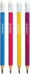Herlitz Creion Jumbo triunghiular 2B, cu radiera, mina 4 mm, Herlitz (9498360)
