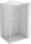 Mexen Mist-F Cabină de duș pliabilă Duo dreaptă 115 x 120 cm, transparentă, nichel mat - 8A6-115L-120P-97-00 (8A6-115L-120P-97-00)