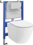 Mexen Lena set încastrat WC cadru pneumatic Tex Air XS-F cu vas WC 2.0 și capac cu închidere lentă, alb - 61083022L4000A (61083022L4000A)