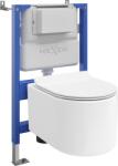 Mexen Sofia set încastrat WC cadru pneumatic Tex Air XS-F cu vas WC și scaun cu închidere lentă, alb - 610830544000A (610830544000A)