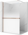 Mexen Kioto+ perete de duș cu raft Walk-in 100 x 200 cm, ombre albă 8 mm, aur roz - 800-100-121-60-86 (800-100-121-60-86)