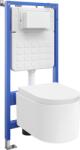 Mexen Sofia set incastrat WC cadru Tex Slim cu vas WC și capac cu închidere lentă, alb - 610030540200 (610030540200)