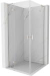 Mexen Mist-H L Duo cabină de duș cu ușă batantă 70 x 70 cm, transparentă, nichel periat - 8A5L-070L-070P-97-00 (8A5L-070L-070P-97-00)