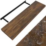 CASARIA FIGO + fali polc konzollal, 90cm, sötét tölgy Casaria