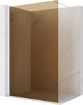 Mexen Kioto Perete de duș Walk-in 140 x 200 cm, bronz 8 mm, alb - 800-140-101-20-32 (800-140-101-20-32)